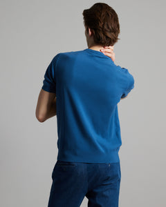 Strickshirt aus 12.8 Kid-Kaschmir, hellblau